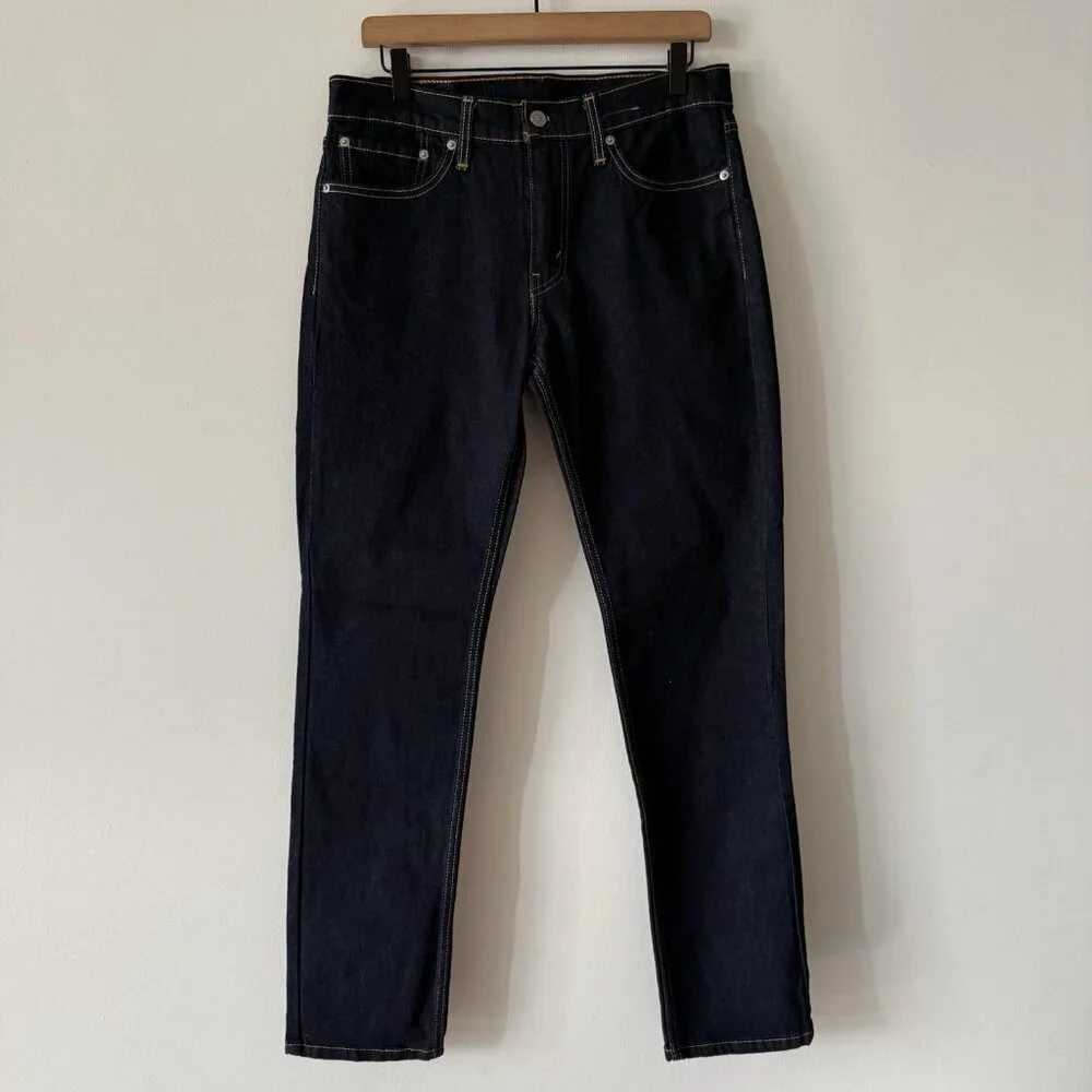 Levis 511 Jeans Mens W32 L32 Blue Slim Fit‎ Denim Classic Casual Grunge Preppy